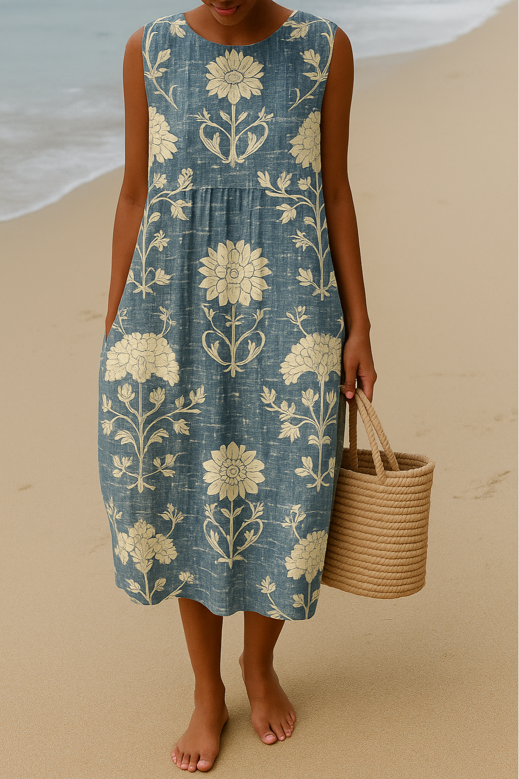 Beate | Elegantes Blumenkleid