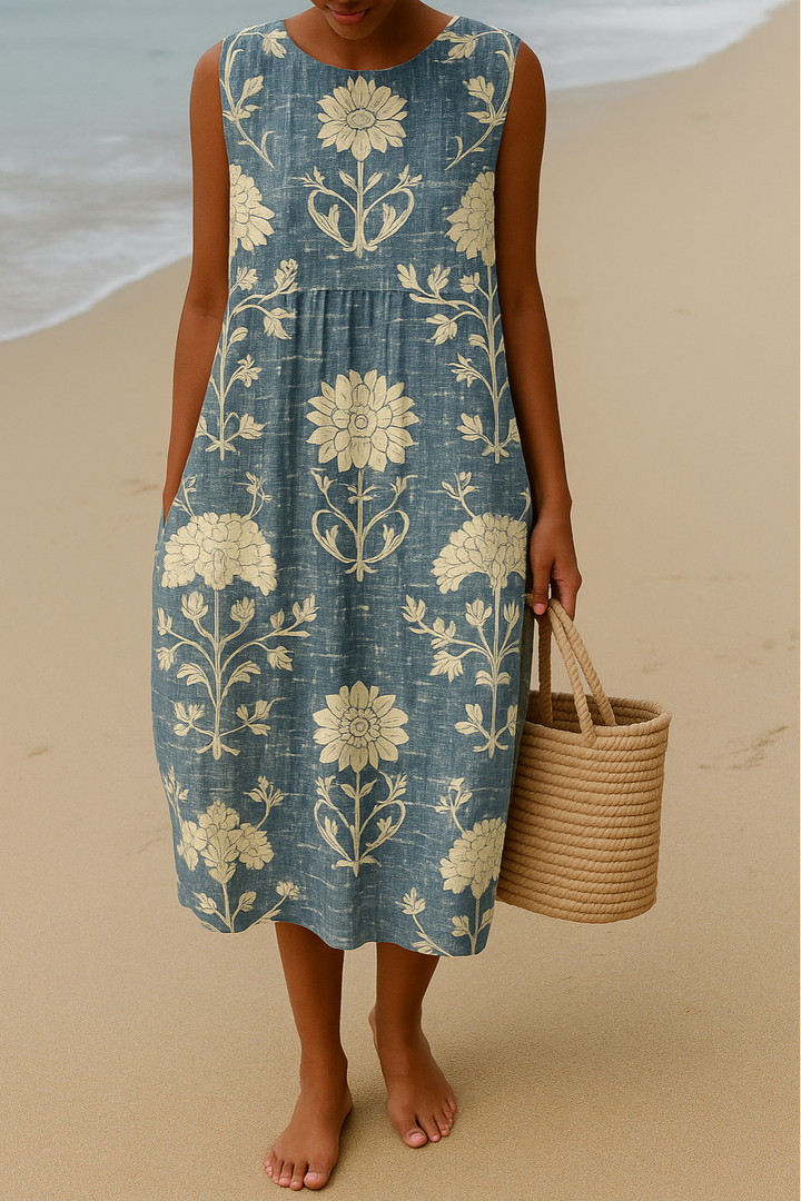 Beate | Elegantes Blumenkleid