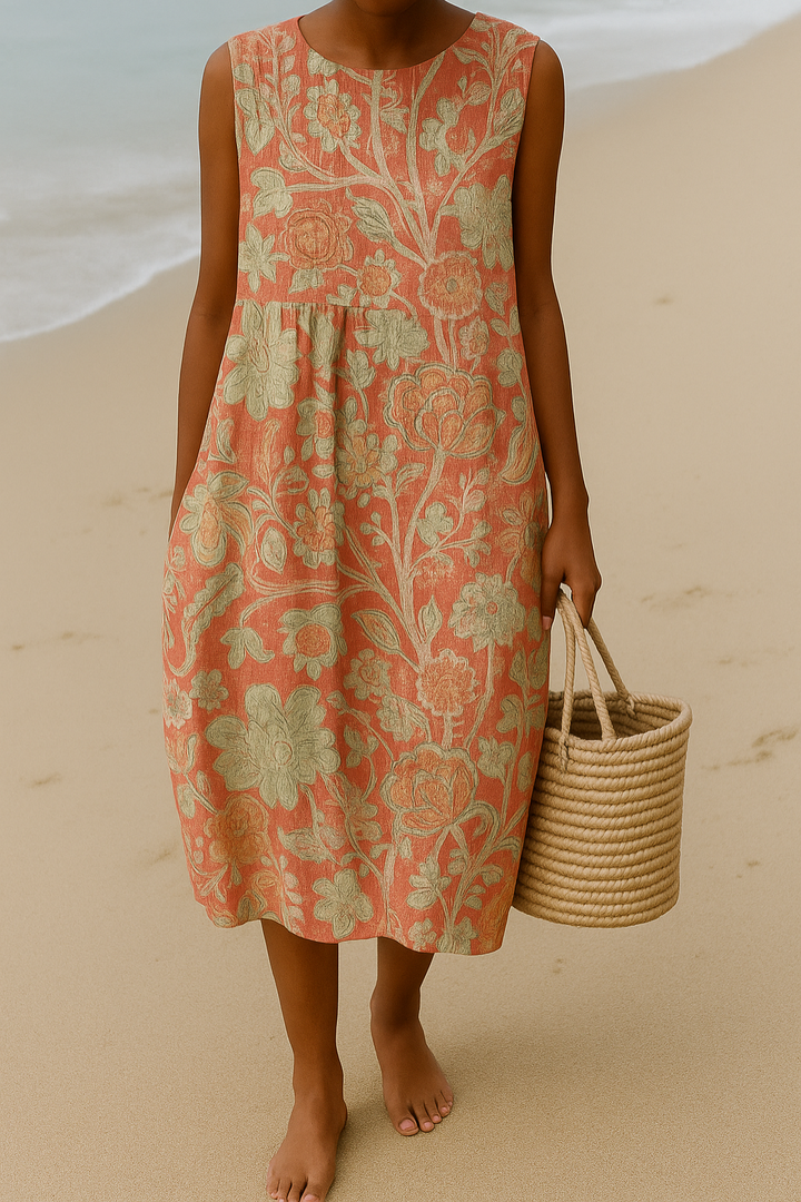 Beate | Elegantes Blumenkleid