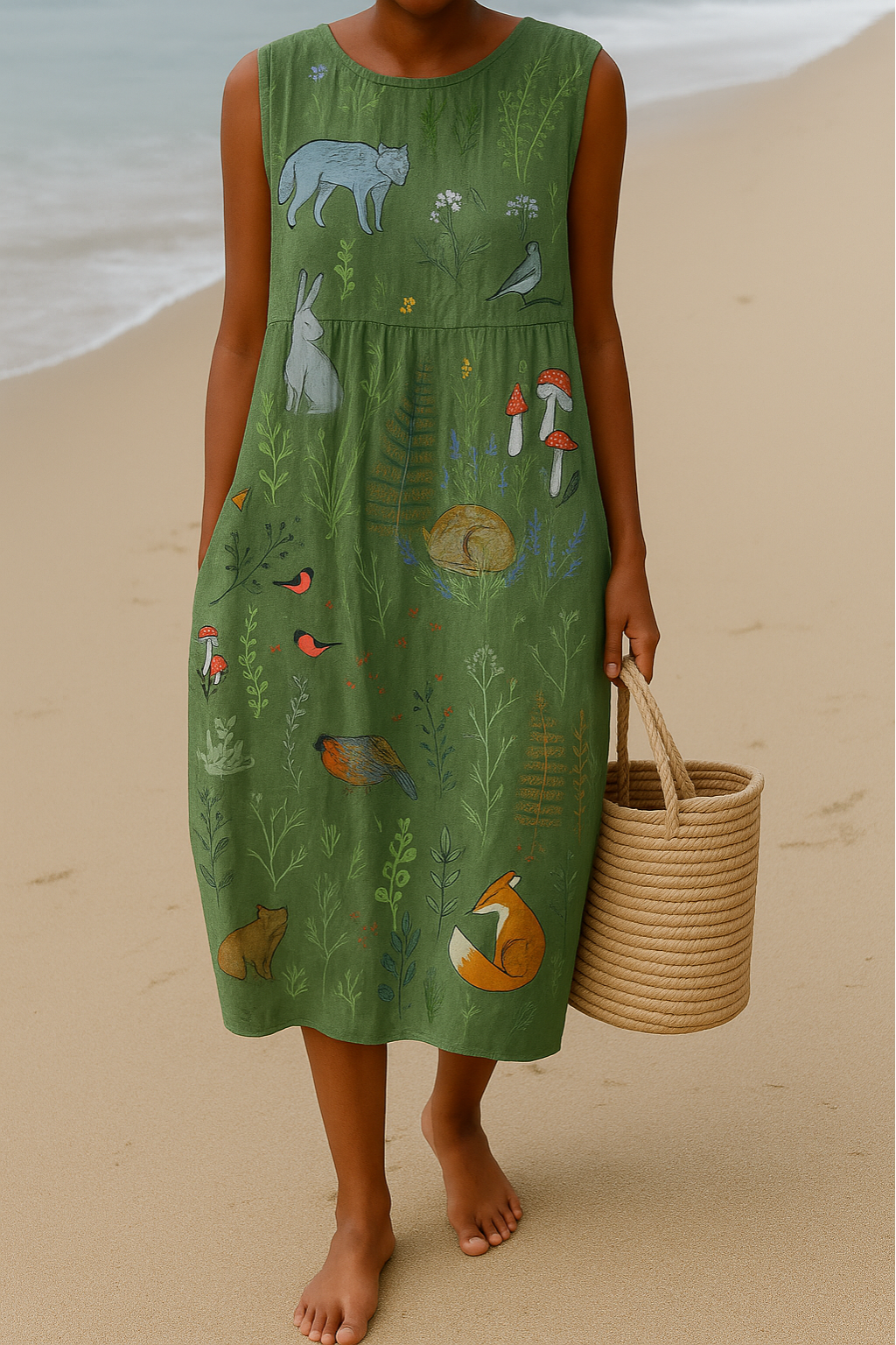 Beate | Elegantes Blumenkleid