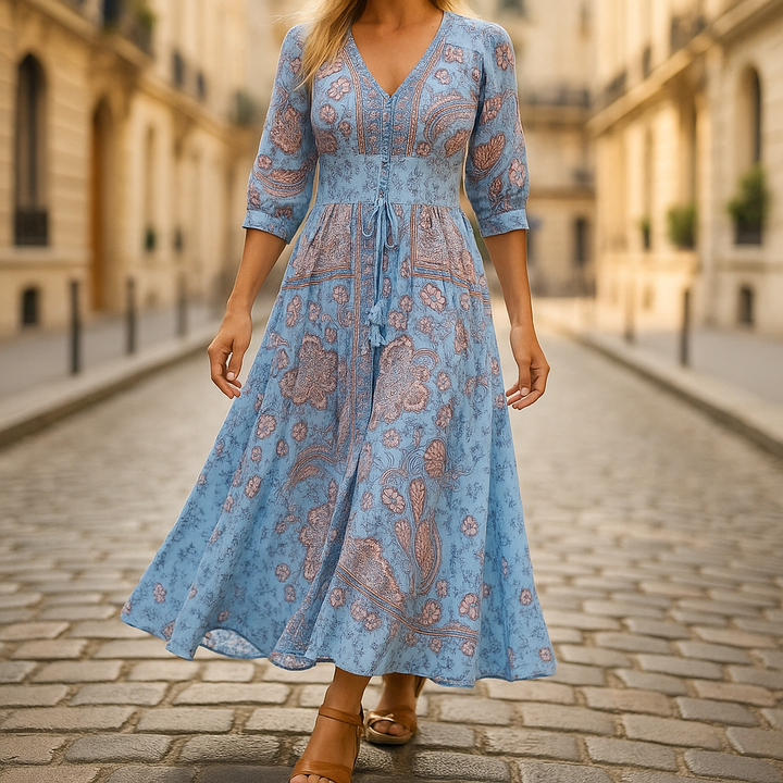 Bohemian Maxi-Sommerkleid