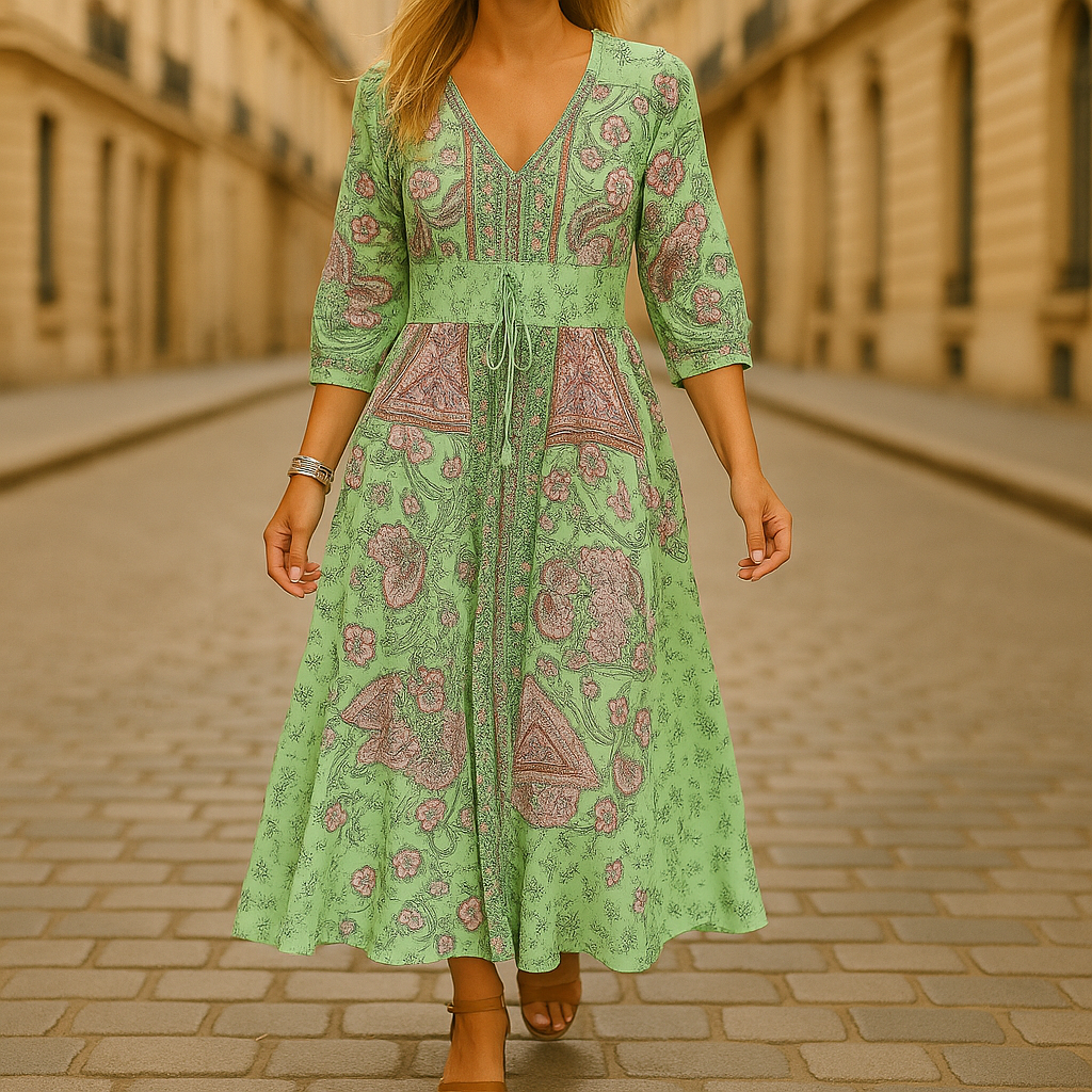 Bohemian Maxi-Sommerkleid