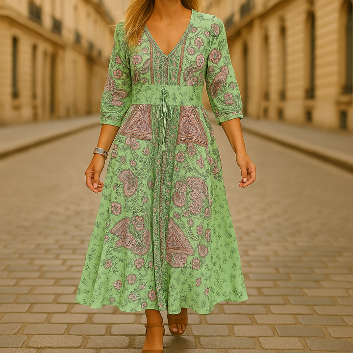 Bohemian Maxi-Sommerkleid