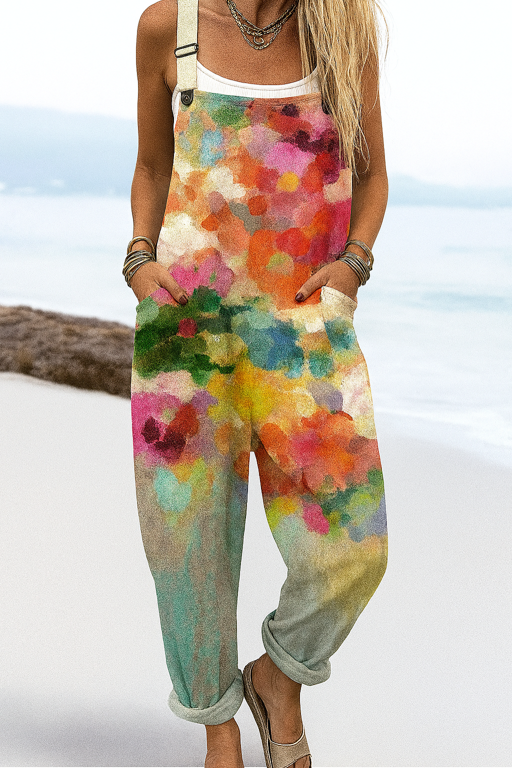 Beatrice | Künstlerischer Overall-Jumpsuit