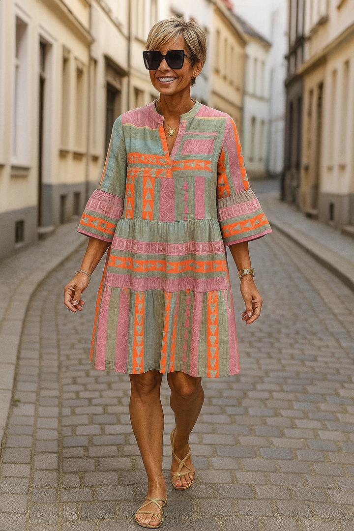 Stacey – Besticktes Sommerkleid Mini