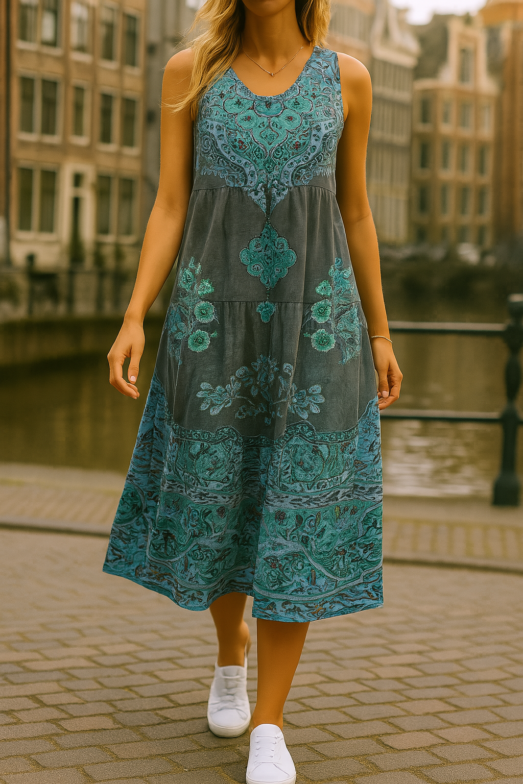 Bohemian Midikleid