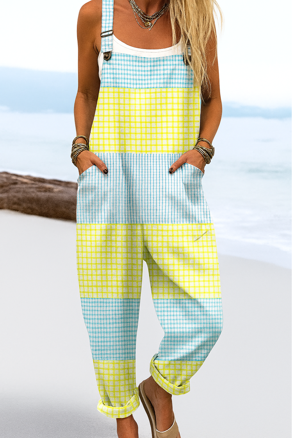 Elly | Künstlerischer Overall-Jumpsuit
