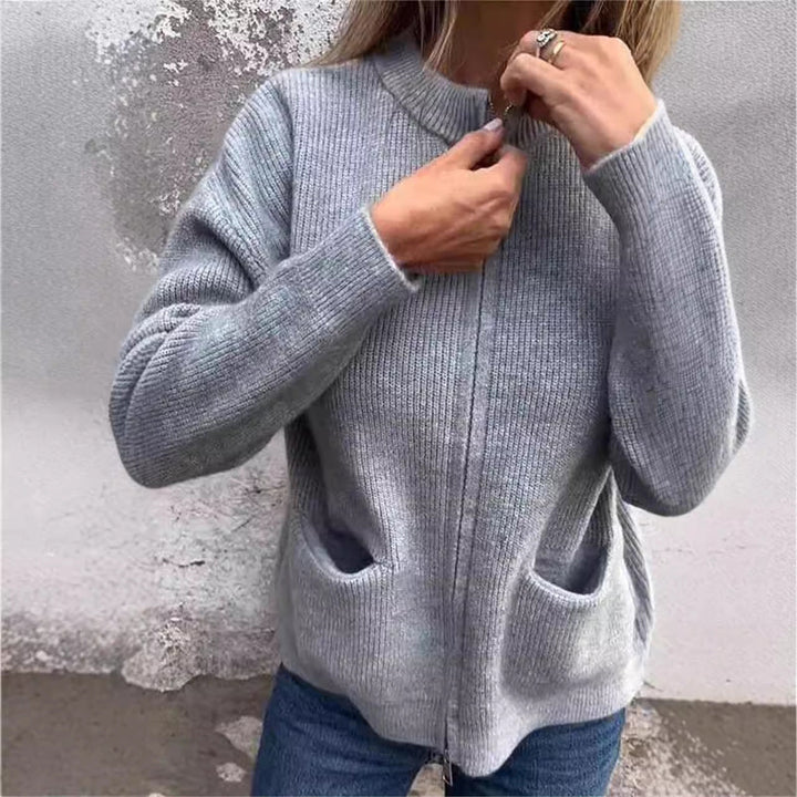 Zeitlose Bequeme Strickjacke für Damen | Vanessa