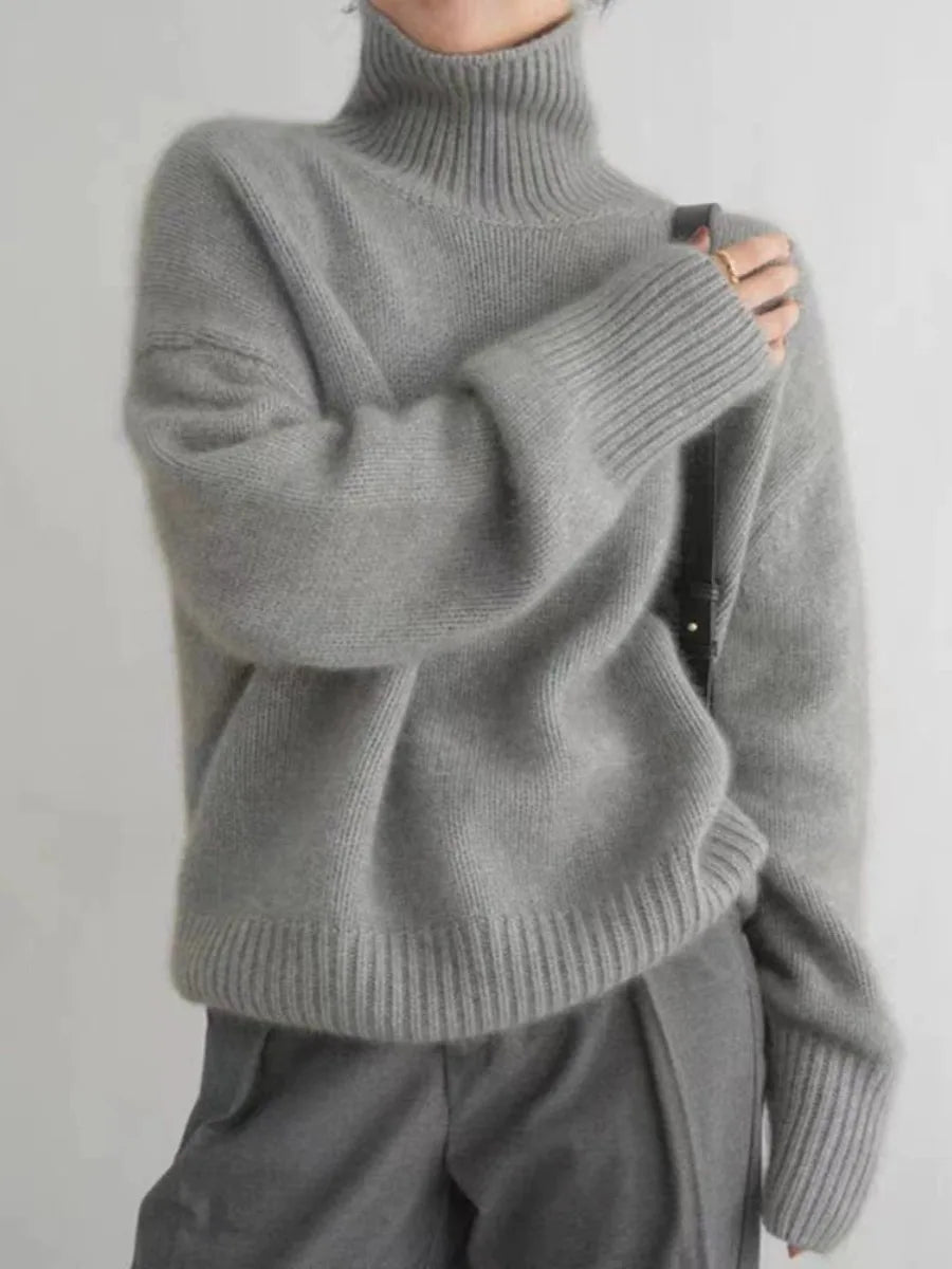 Zoey – Oversized Rollkragenpullover
