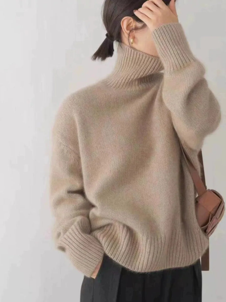 Zoey – Oversized Rollkragenpullover