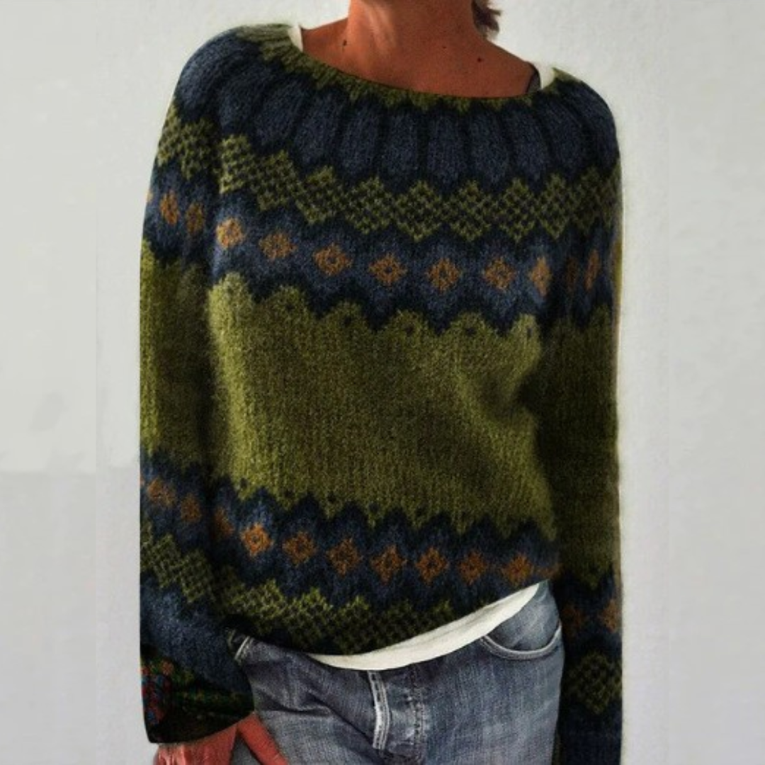 Anita - Gemütlicher Retro-Pullover