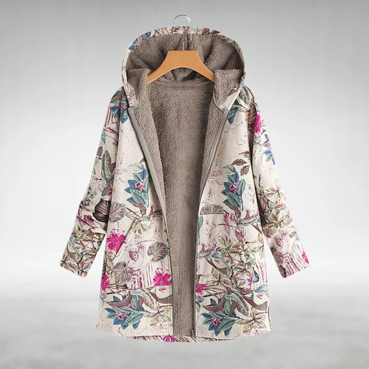 Sofia | Stylische Fleecejacke mit Blumenmuster