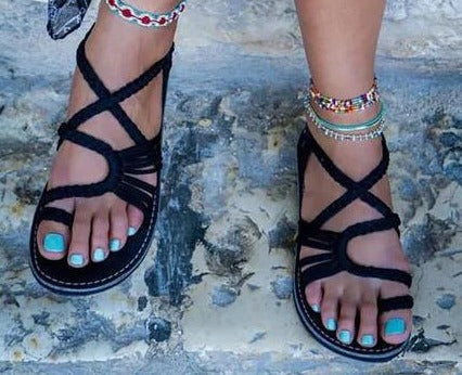 Bunte Strand-Sandalen – LISSA | Bequeme Sommerschuhe