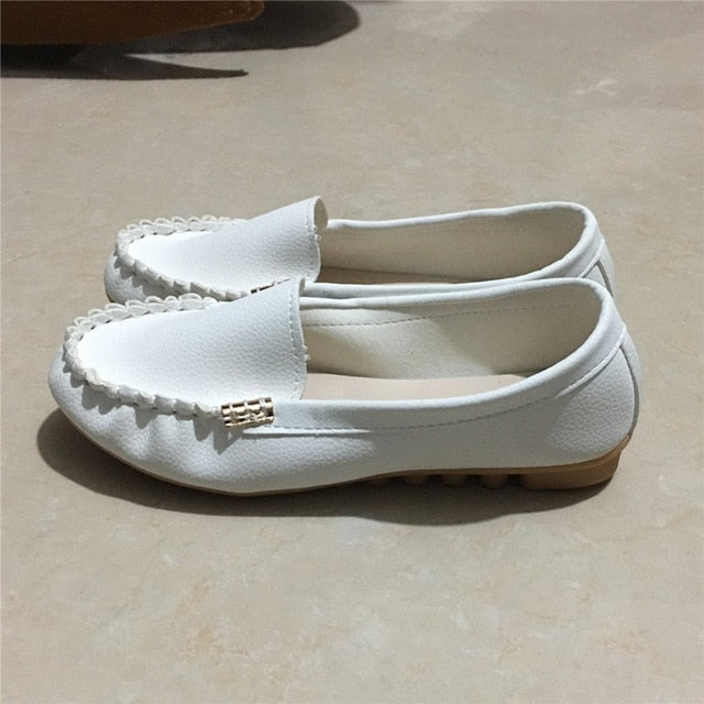 Slip-On Loafer aus Wildlederimitat
