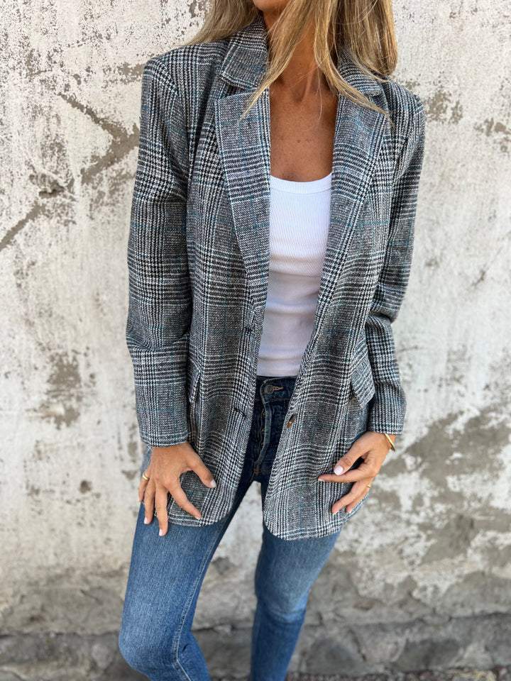 Anabella | Lässiger kariert Blazer