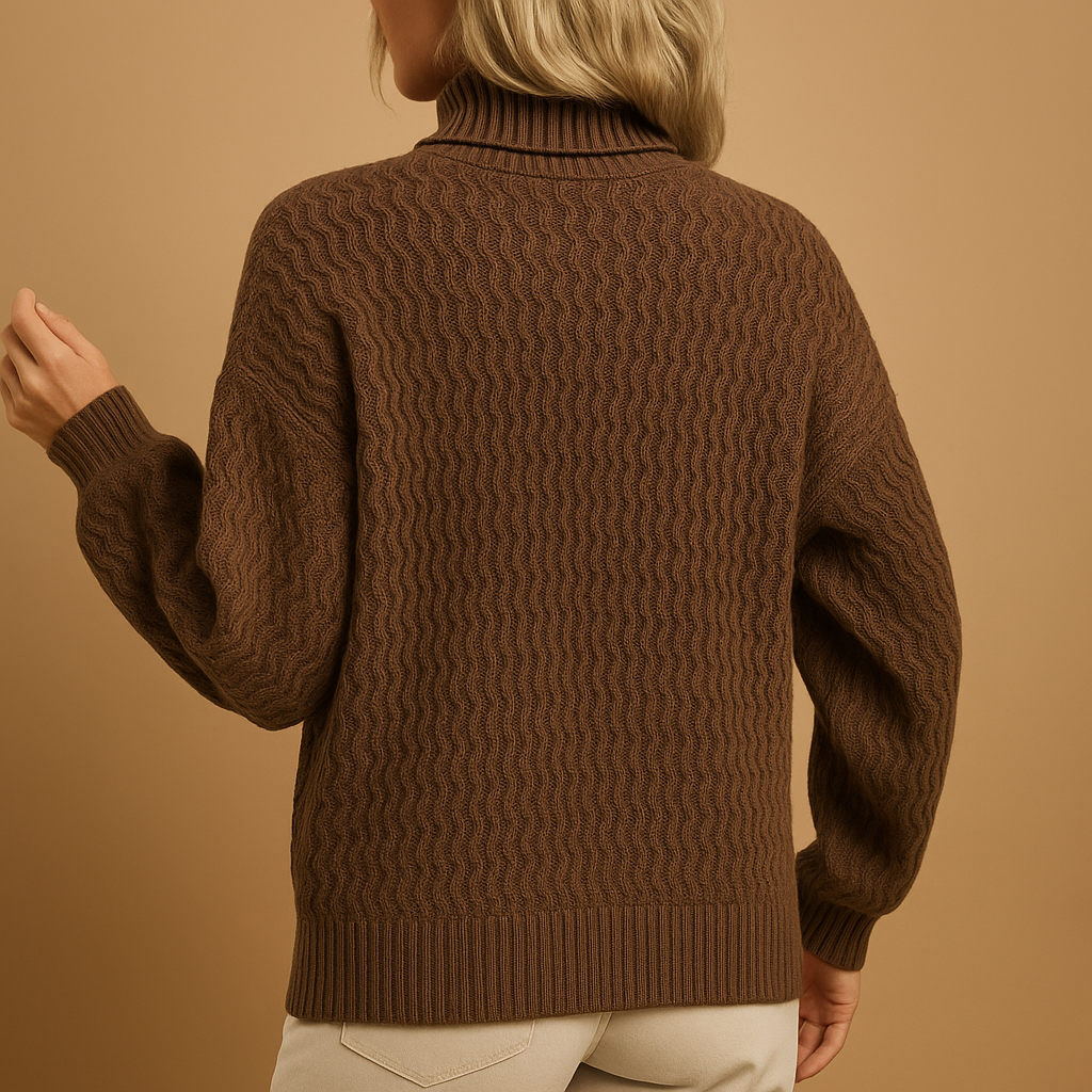 Stilvoller Rollkragenpullover für Damen | Annelies