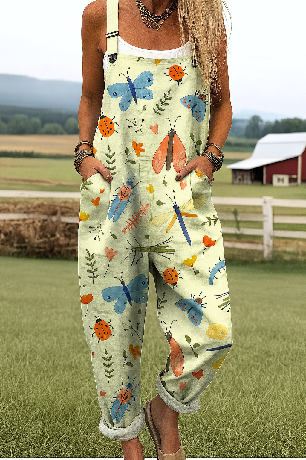 Victoria | Künstlerischer Overall-Jumpsuit