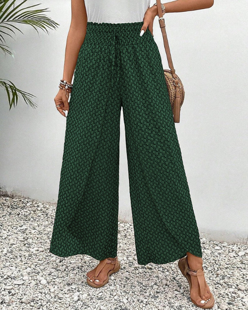 Valencia – Weite Hose mit geometrischem Print