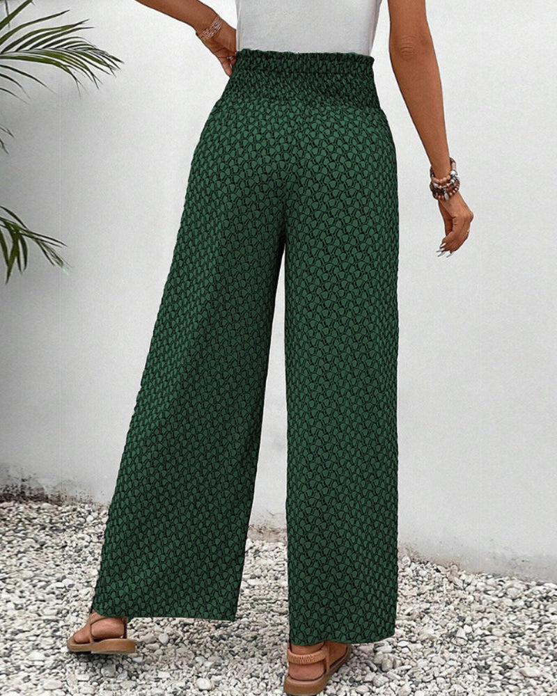 Valencia – Weite Hose mit geometrischem Print