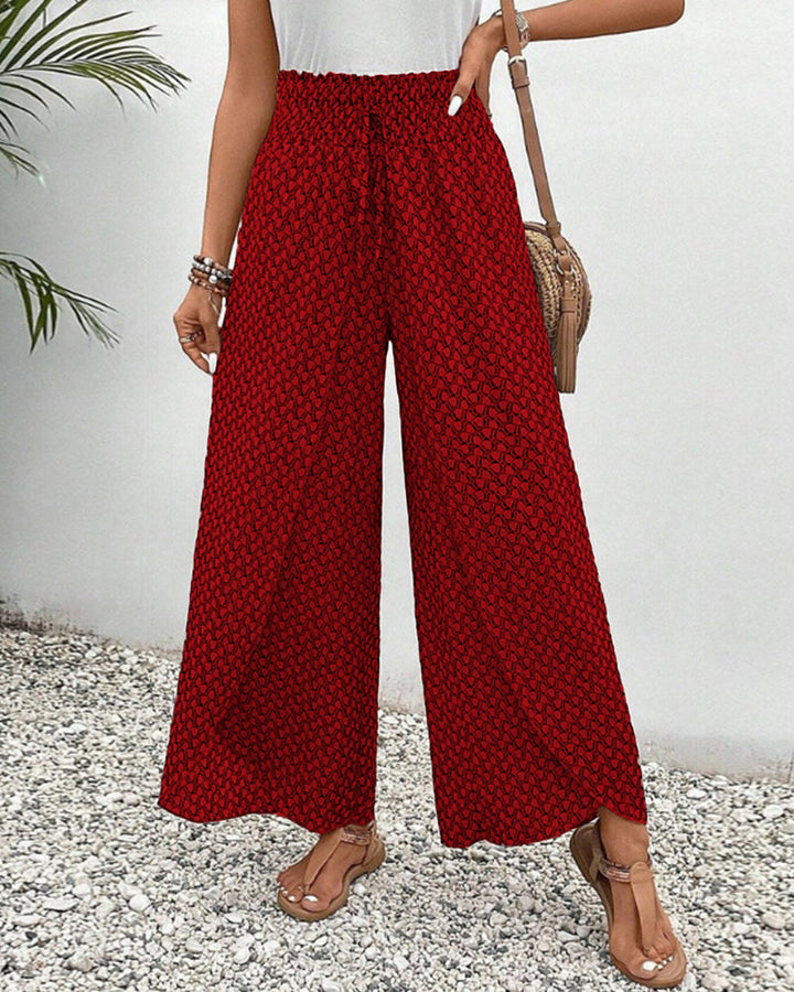 Valencia – Weite Hose mit geometrischem Print