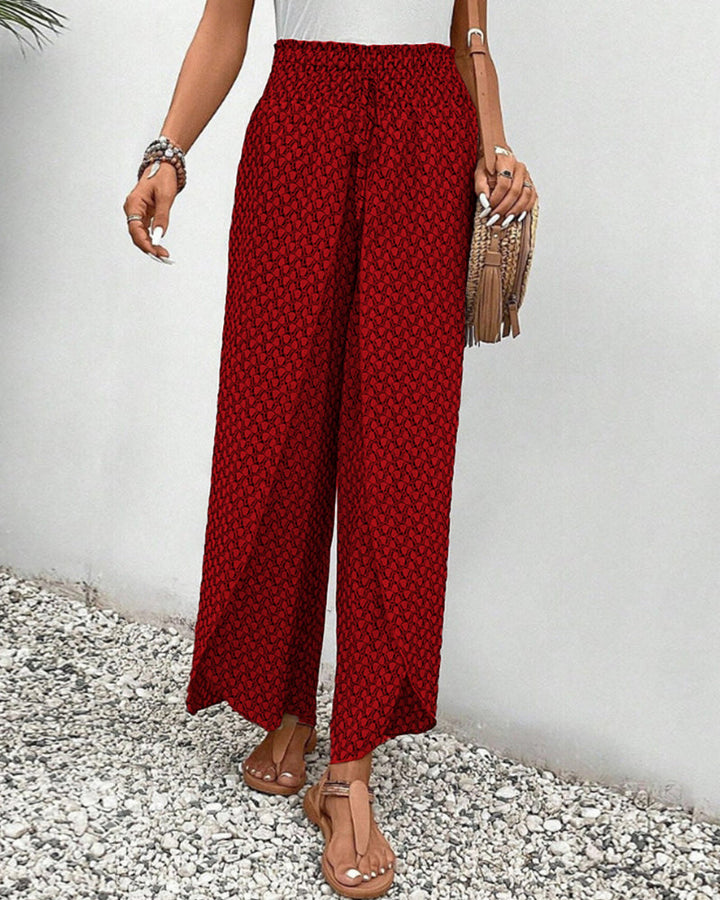Valencia – Weite Hose mit geometrischem Print