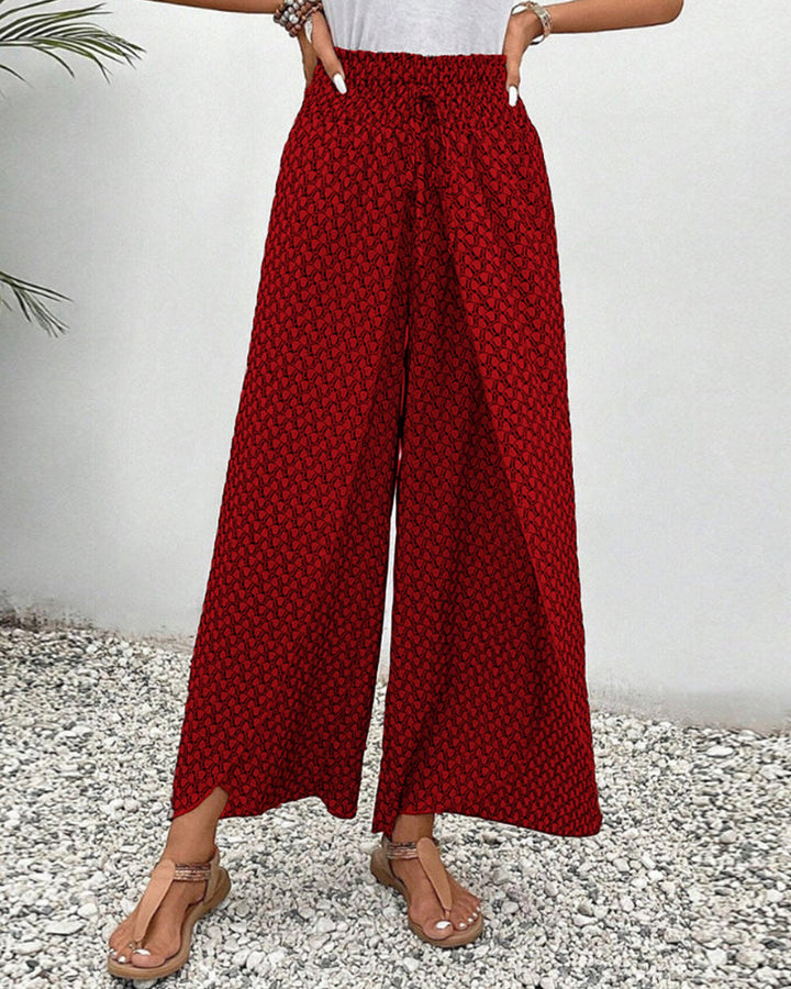 Valencia – Weite Hose mit geometrischem Print
