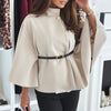 Leni | Stilvolles Cape mit Gürtel