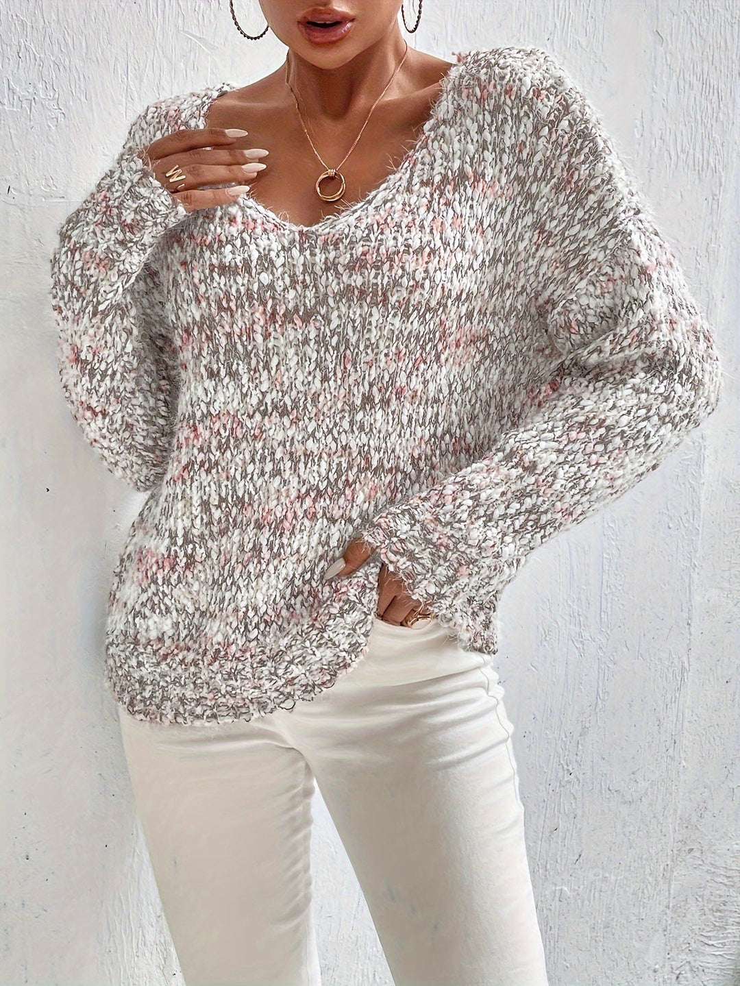 Serina - Lässiger Pullover mit langen Ärmeln