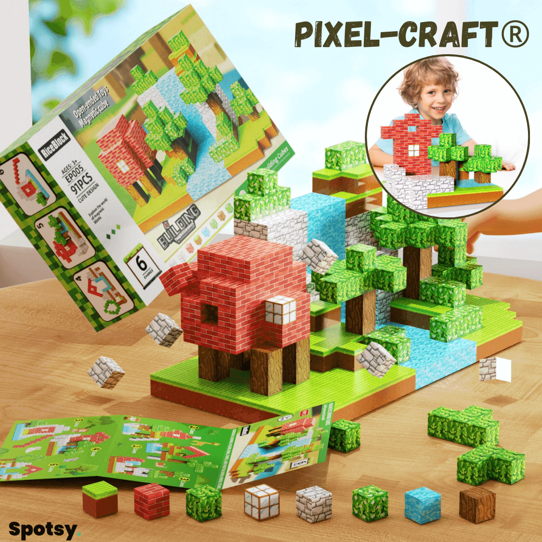 Pixel-Craft™ - Praktisches Spiel zur Förderung von Kreativität und Konzentration!