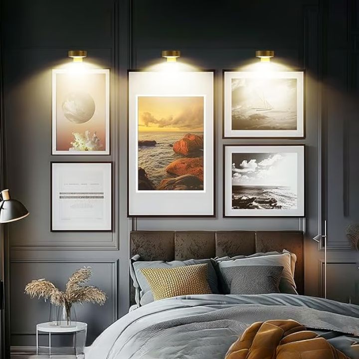 2+1 Gratis | Magnetische LED-Bilderleuchte – Dimmbar & wiederaufladbar