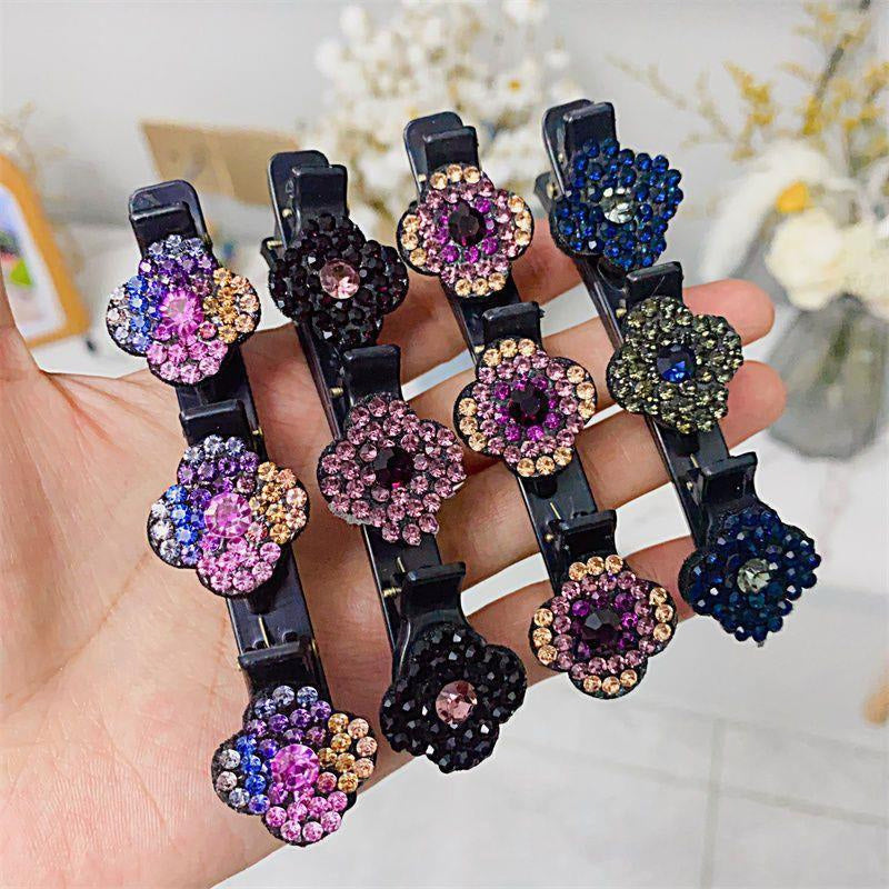 Haarspange mit Kristallblume | 1+1 Gratis