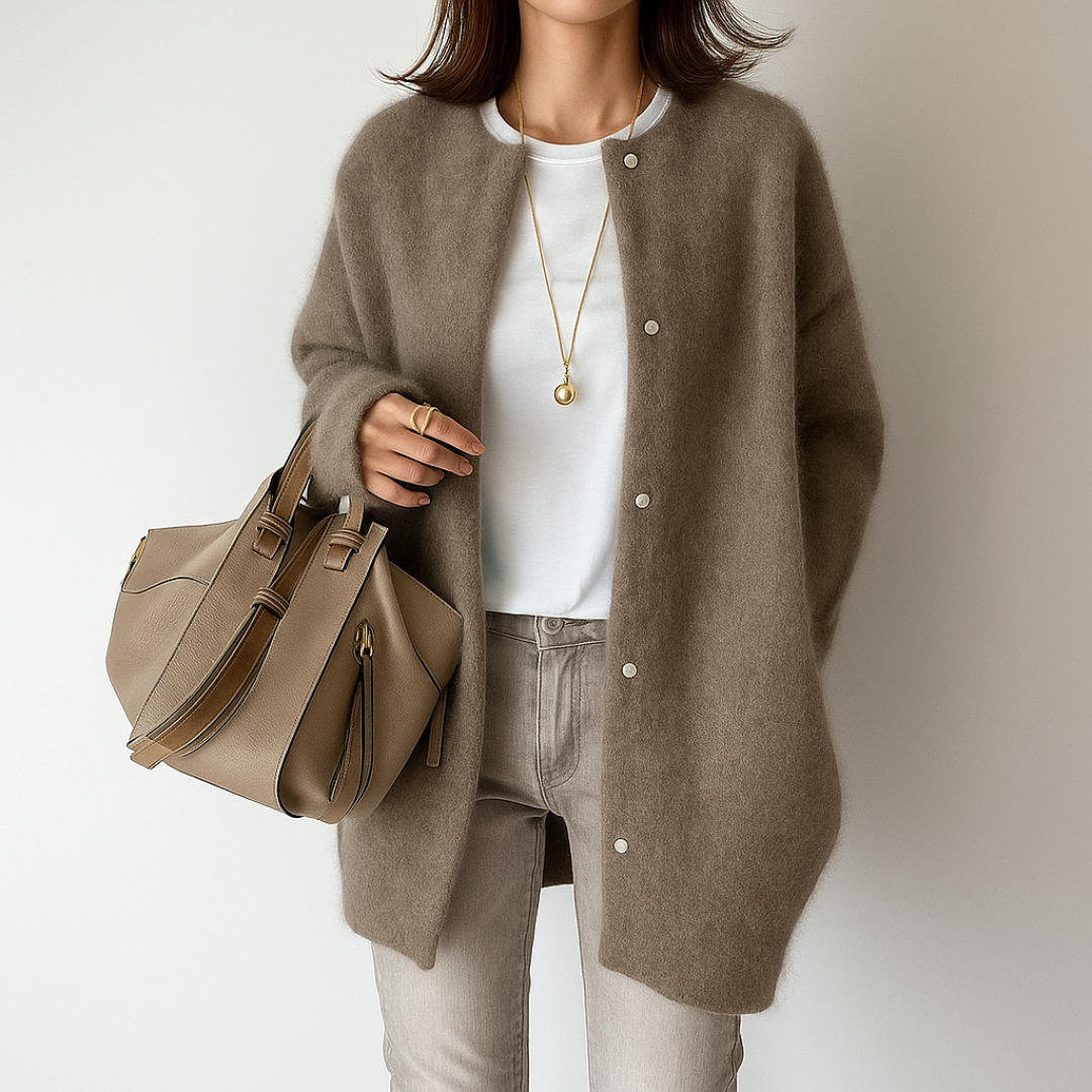 Silvia | Warmen und Stilvollen Strickjacke