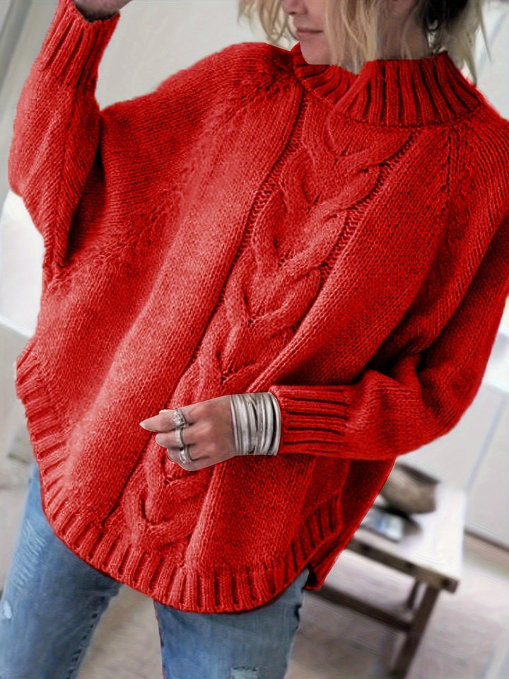 Heidi - Bequemer Vintage Kabelpullover
