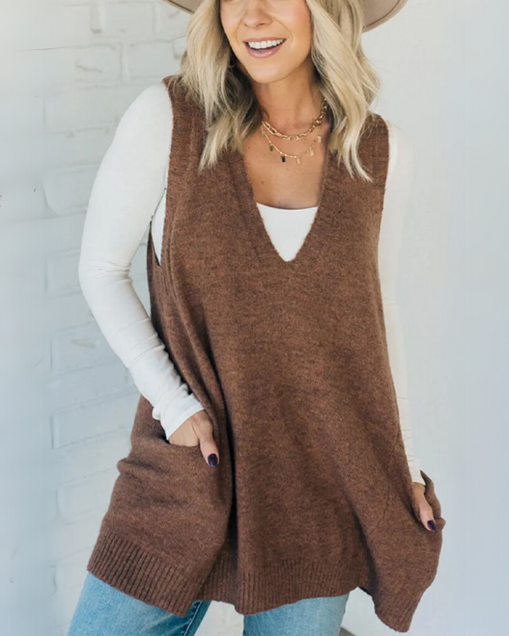 Amisa | Kuschelige Strickweste