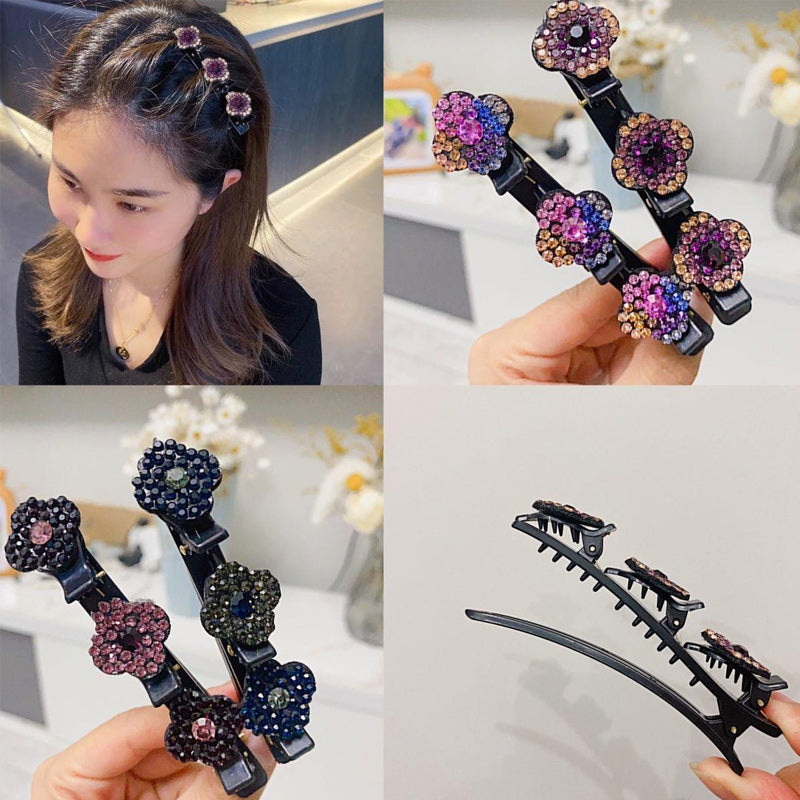 Haarspange mit Kristallblume | 1+1 Gratis