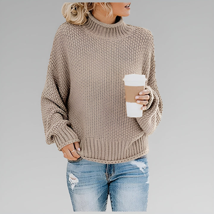 Amy – Gestrickter Rollkragenpullover