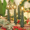 Weihnachtliche LED-Kerzenbaum | 4 Stück mit Fernbedienung