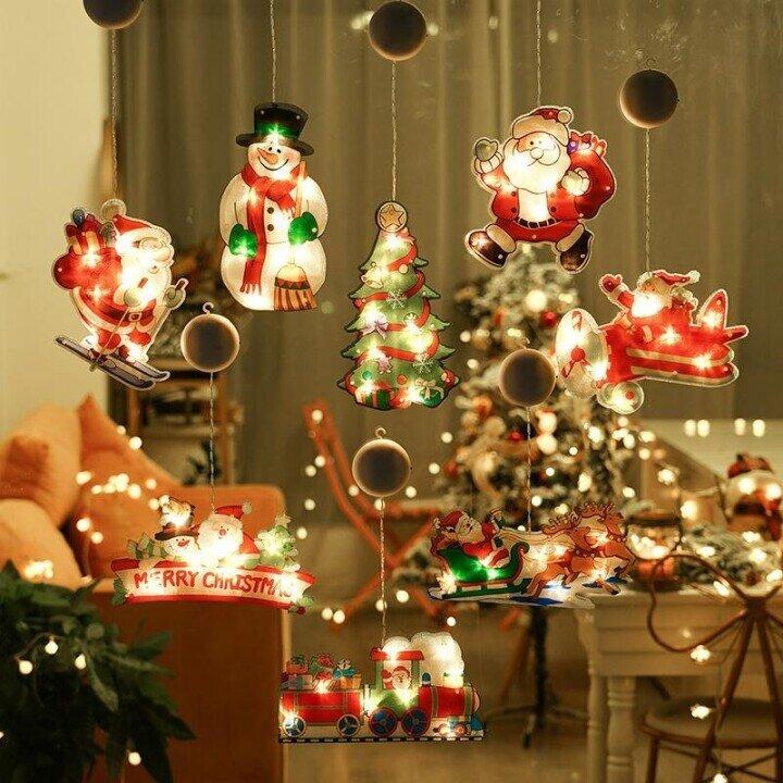 GlowTide™ – Weihnachtliche Fensterlichter für Die Dekoration | 50% Rabatt