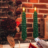 Weihnachtliche LED-Kerzenbaum | 4 Stück mit Fernbedienung