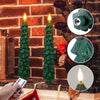 Weihnachtliche LED-Kerzenbaum | 4 Stück mit Fernbedienung
