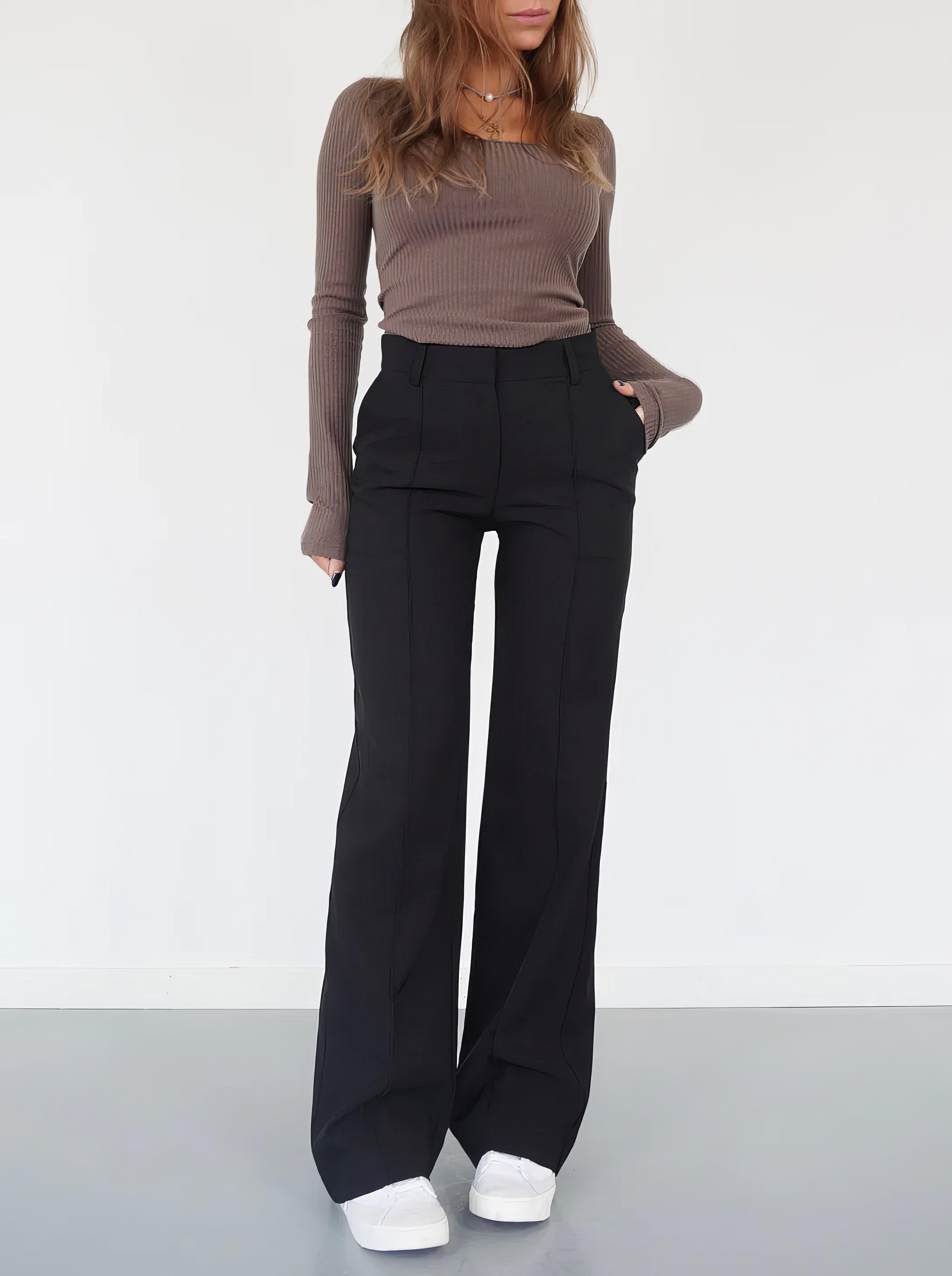Sophia™ | Ausgestellte Hose mit hoher Taille