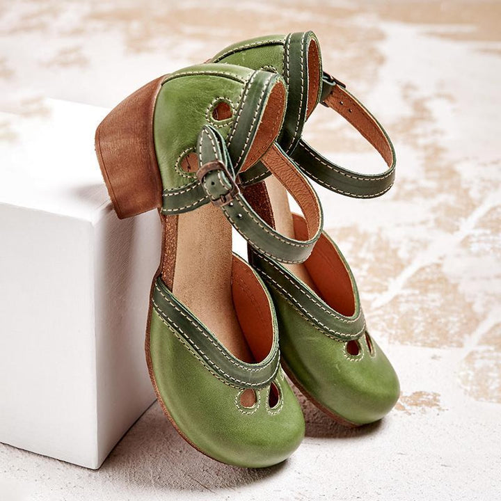 Robyn | Sandalen mit Cut-Out-Blockabsatz für Damen