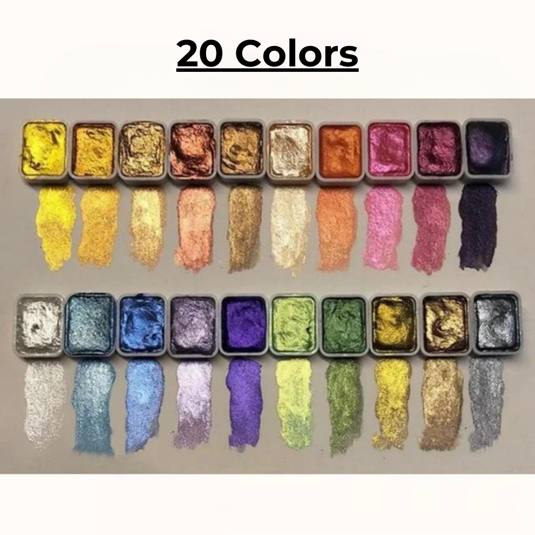 GlowMax™ Aquarellfarben-Set I Letzter Tag 50 % Rabatt🔥