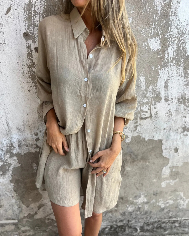 IZELA – Set aus Hemd & Shorts