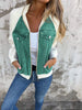 CasualTrend™ | Lässige Damenjacke mit V-Ausschnitt und Reißverschluss