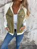 CasualTrend™ | Lässige Damenjacke mit V-Ausschnitt und Reißverschluss