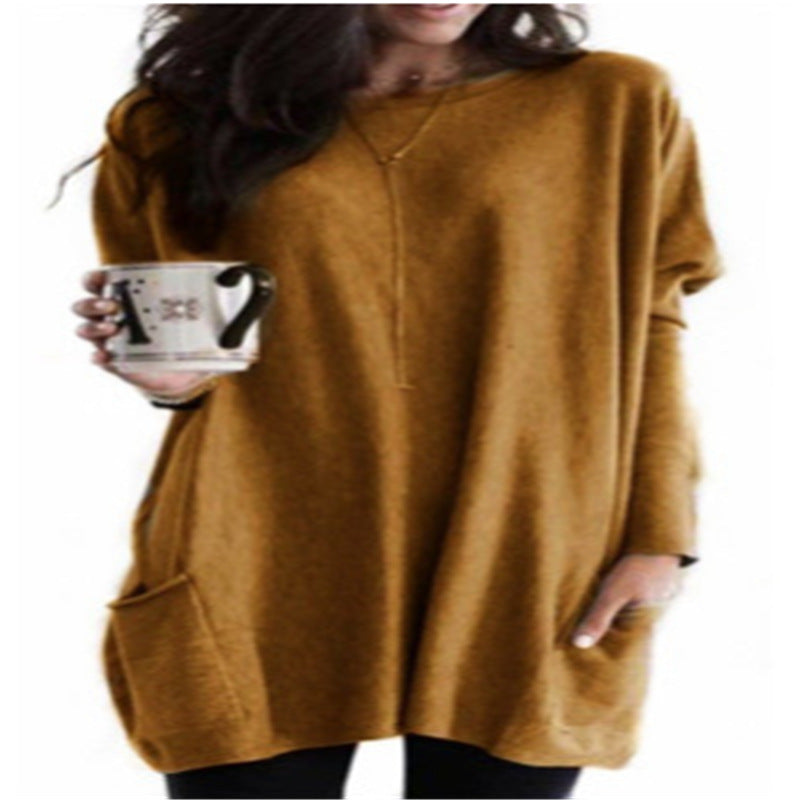 Paris – Lässiger, leichter Sweatshirt mit langen Ärmeln