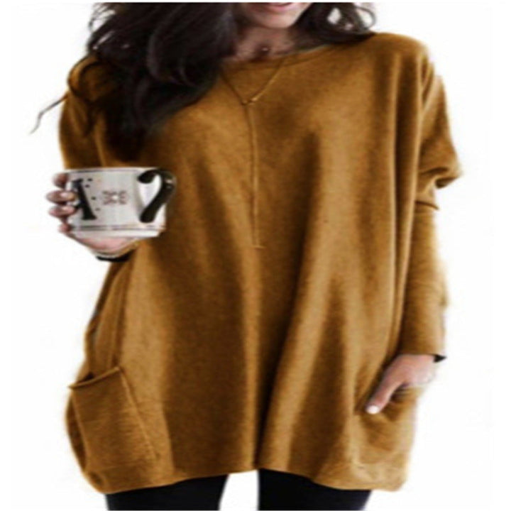 Paris – Lässiger, leichter Sweatshirt mit langen Ärmeln