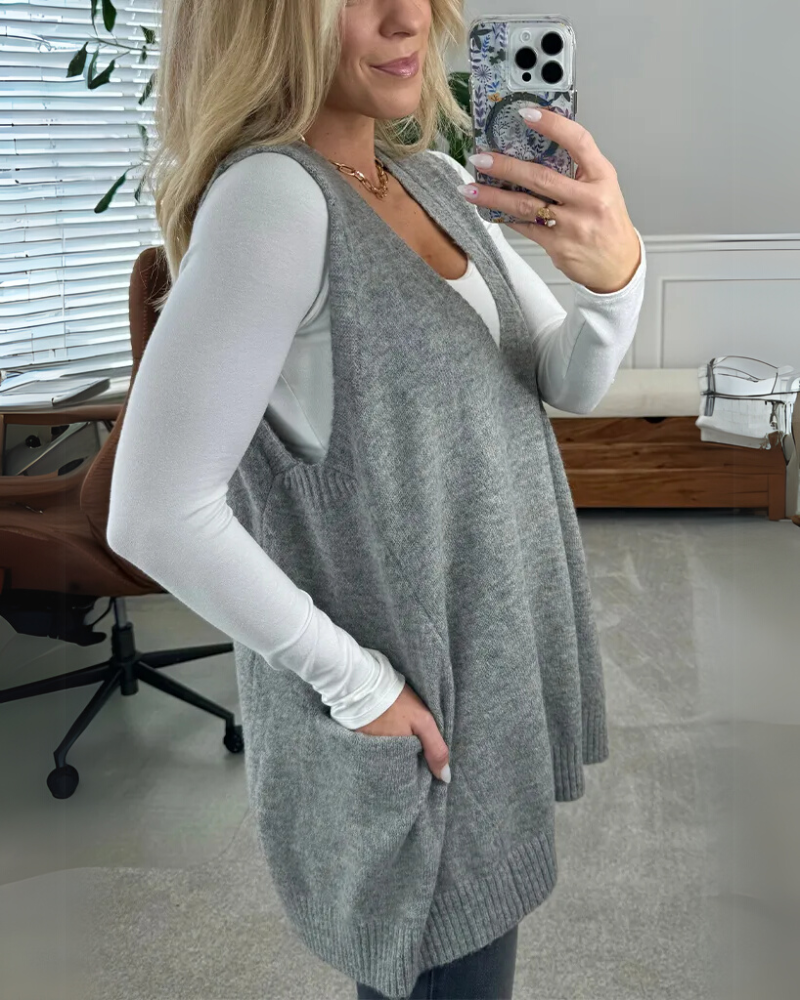 Amisa | Kuschelige Strickweste