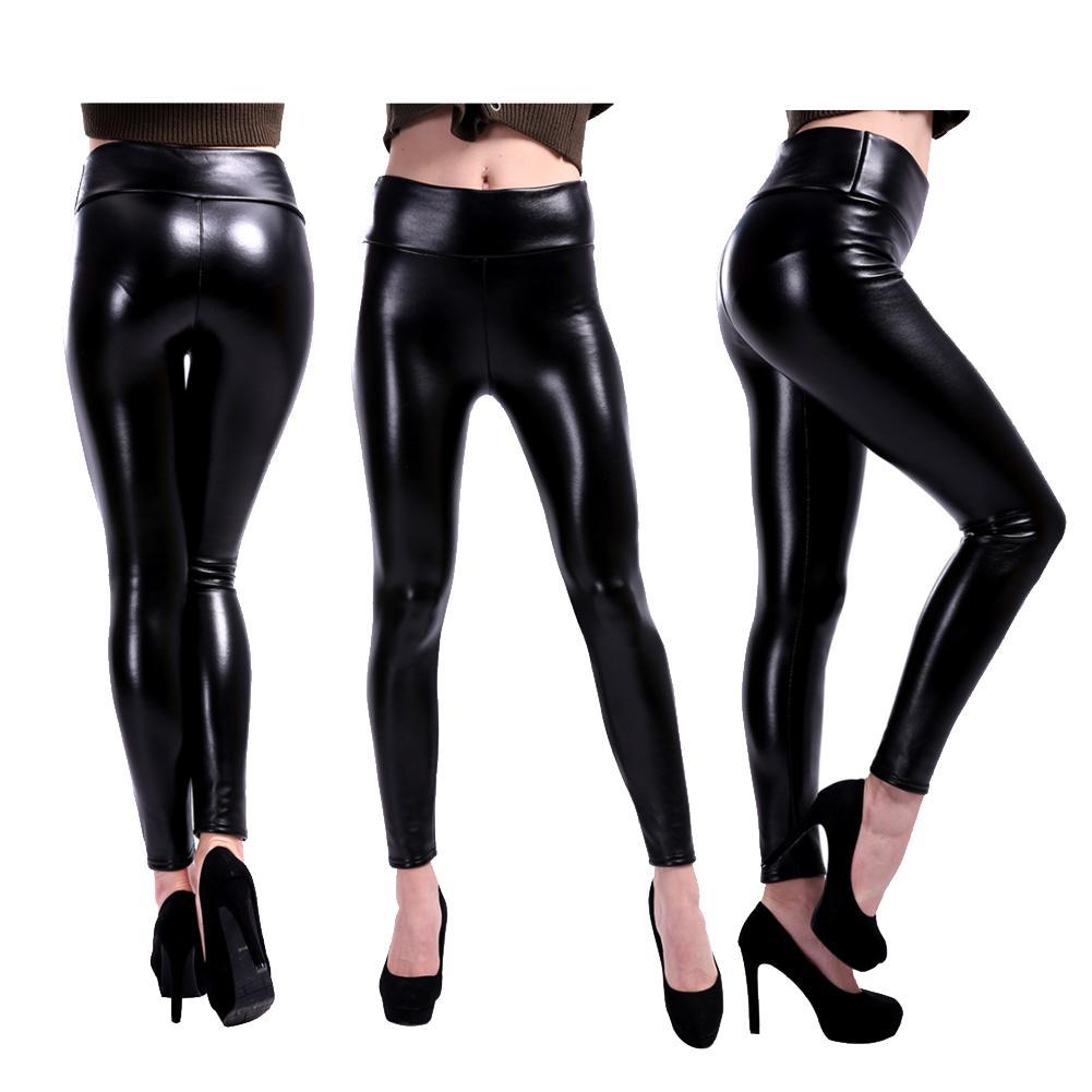 Fleece-Lederleggings | 50% Rabatt!